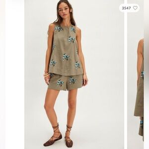 Free People Strada Embroidered SET (size M)